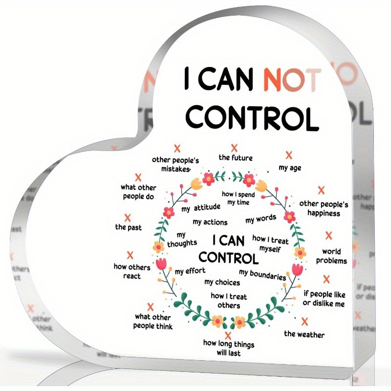 Health Wellness Office - Anxiety Relief Acrylic Sign, Mental Health