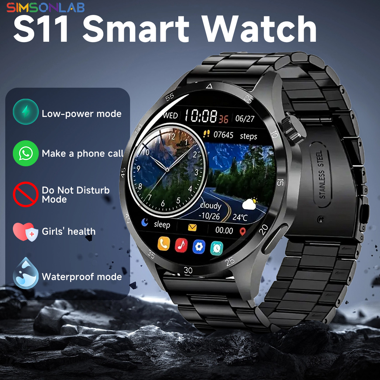 New Smartwatch Android IOS 1.5 - Health Wellness Trends 2026 recensie en prijs