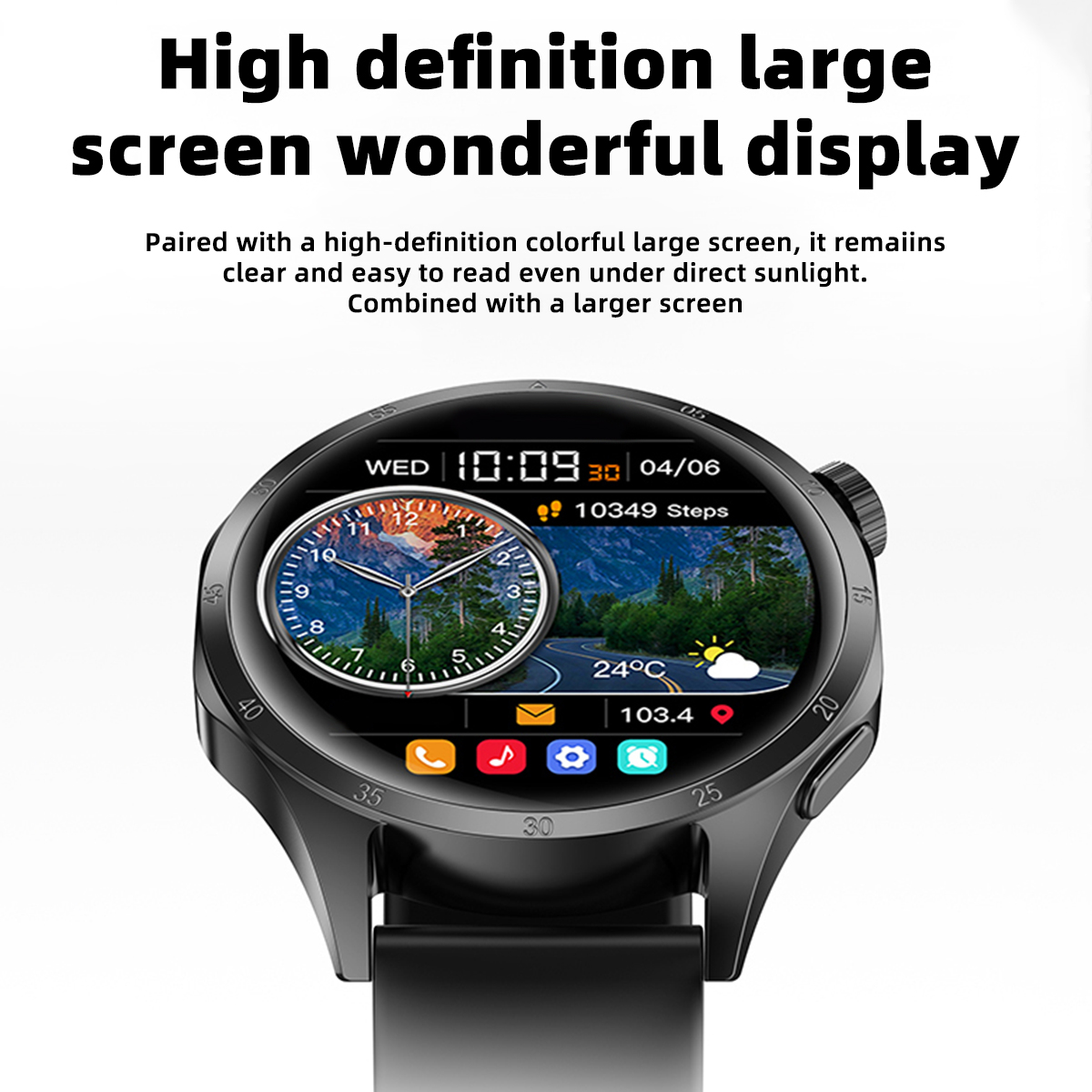 New Smartwatch Android IOS 1.5 - Health Wellness Trends 2026 recensie en prijs
