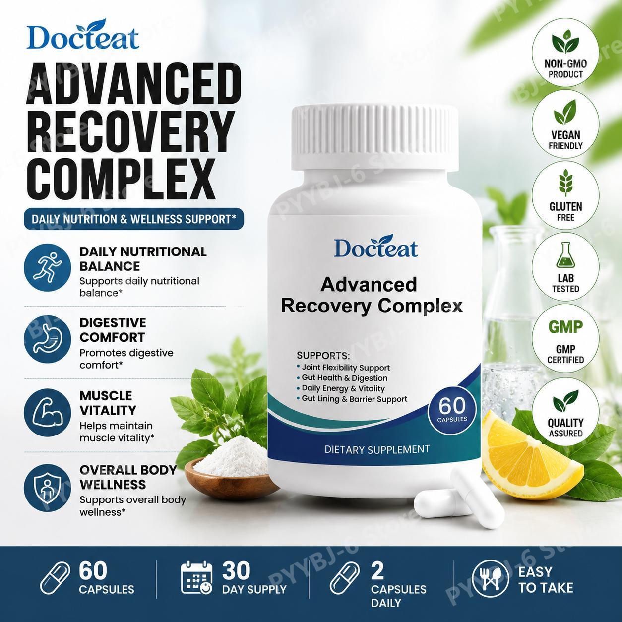 Advanced Recovery Complex 60 C - Health With Wellness recensie en prijs