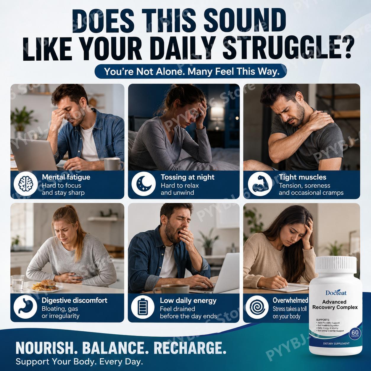 Advanced Recovery Complex 60 C - Health With Wellness recensie en prijs