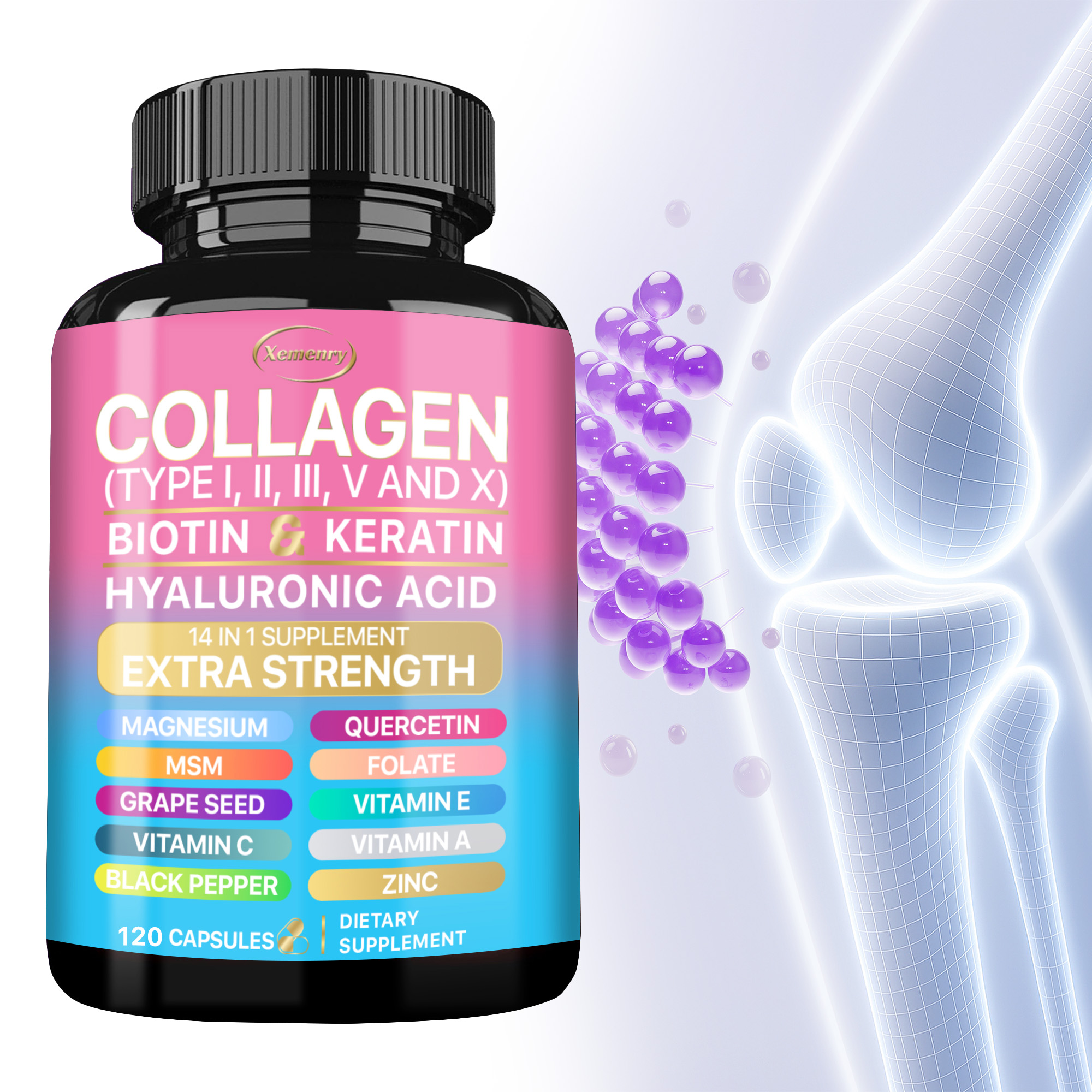 Collagen Supplement - Supports - Health With Wellness recensie en prijs