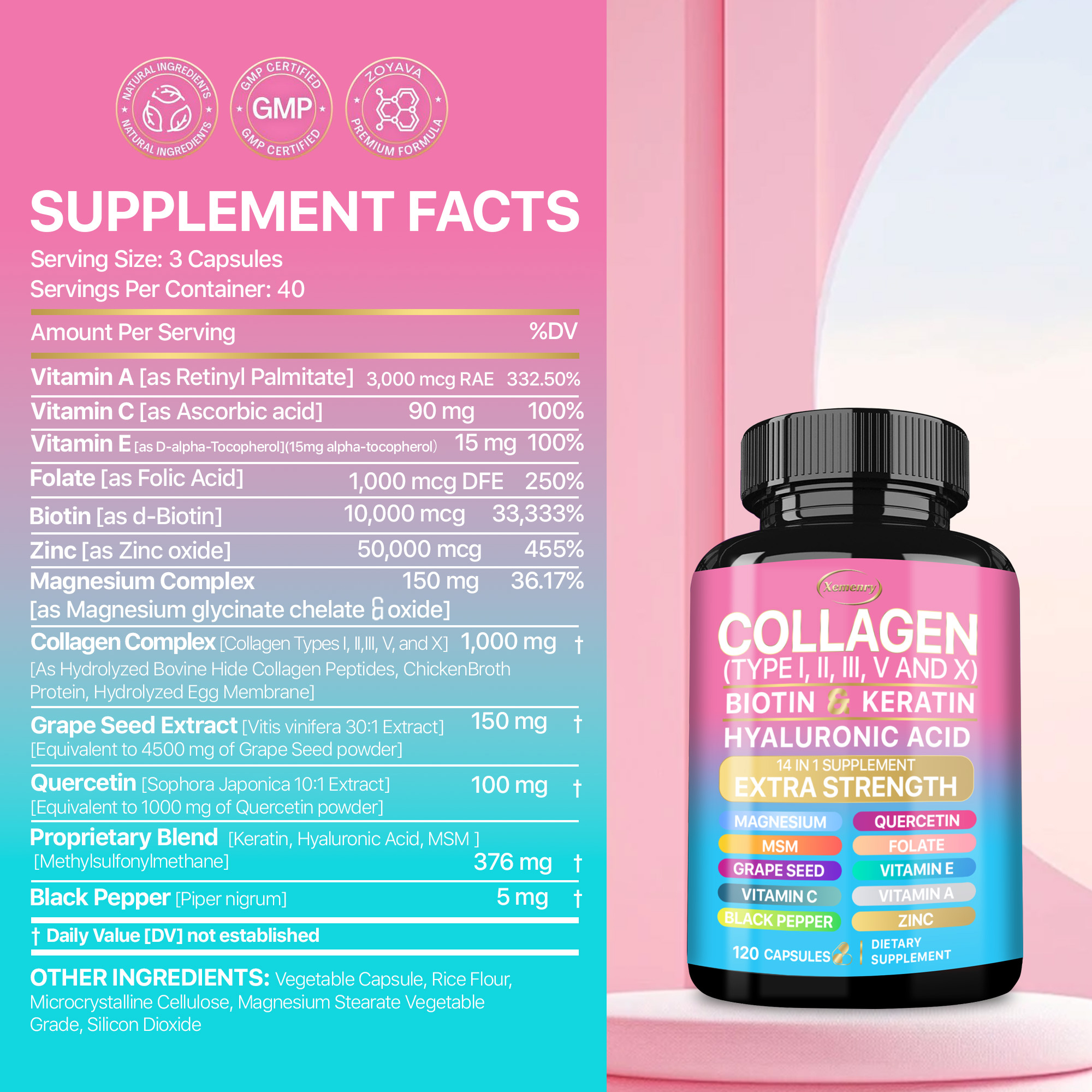 Collagen Supplement - Supports - Health With Wellness recensie en prijs