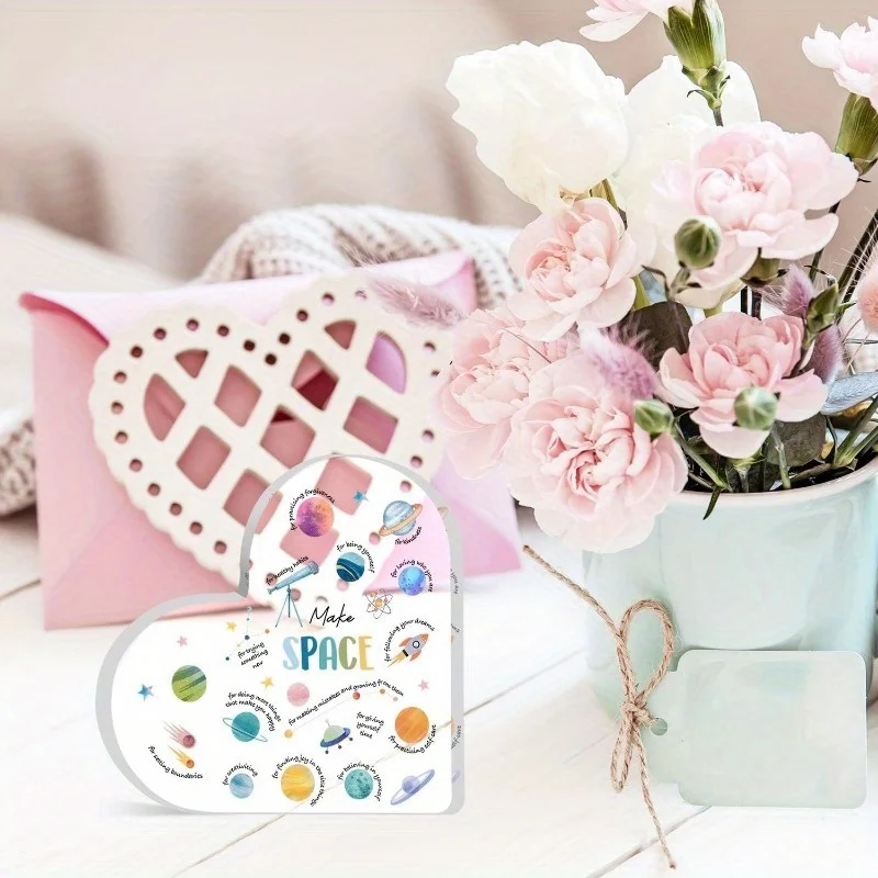 Acrylic Heart Mental Health De - Health Wellness Office recensie en prijs