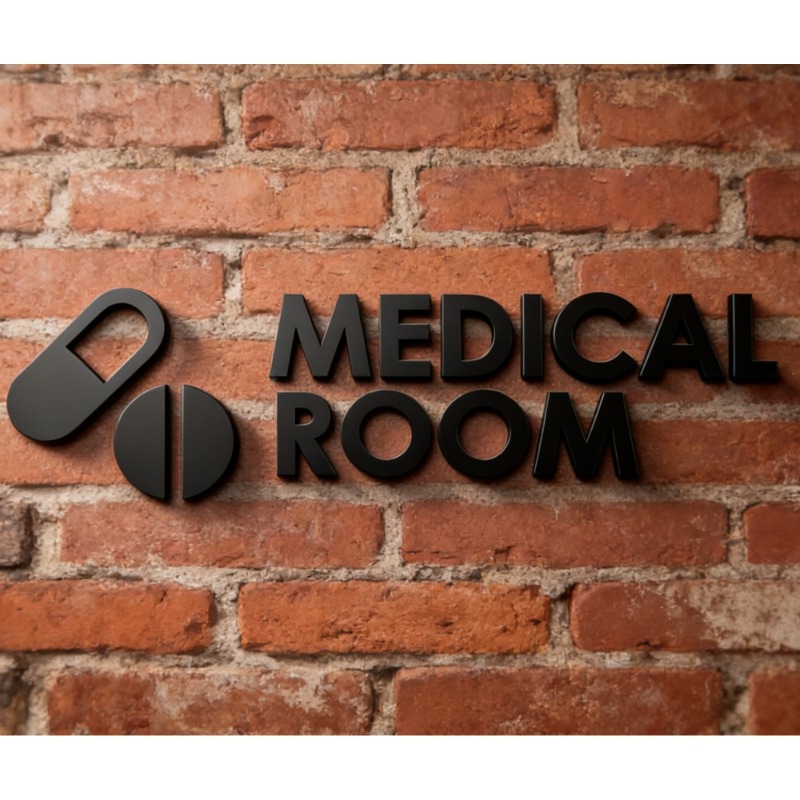 Medical Room Sign - Acrylic 3D - Health Wellness Office recensie en prijs