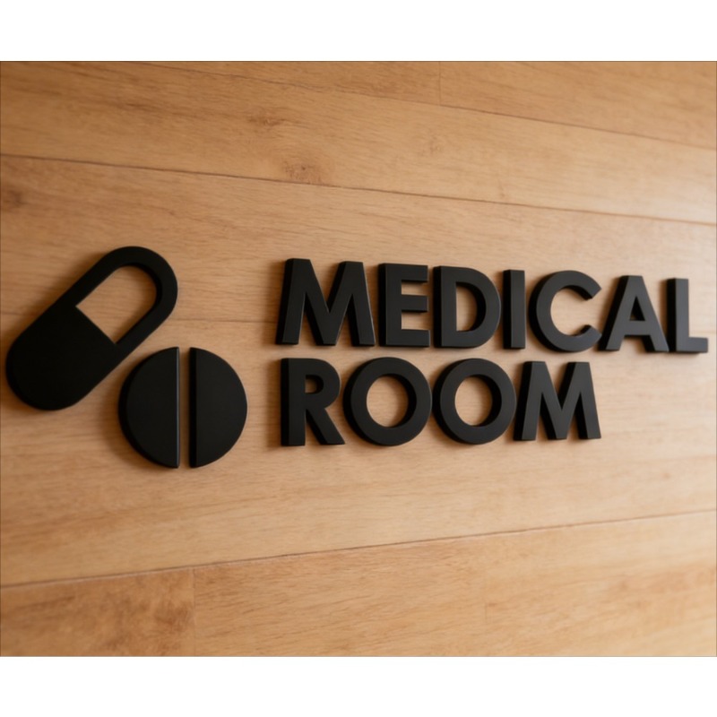 Medical Room Sign - Acrylic 3D - Health Wellness Office recensie en prijs