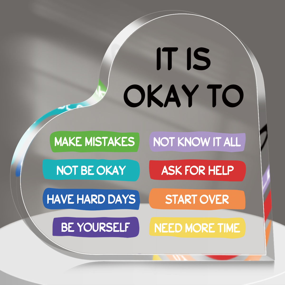 Acrylic Mental Health Gift, It - Health Wellness Office recensie en prijs