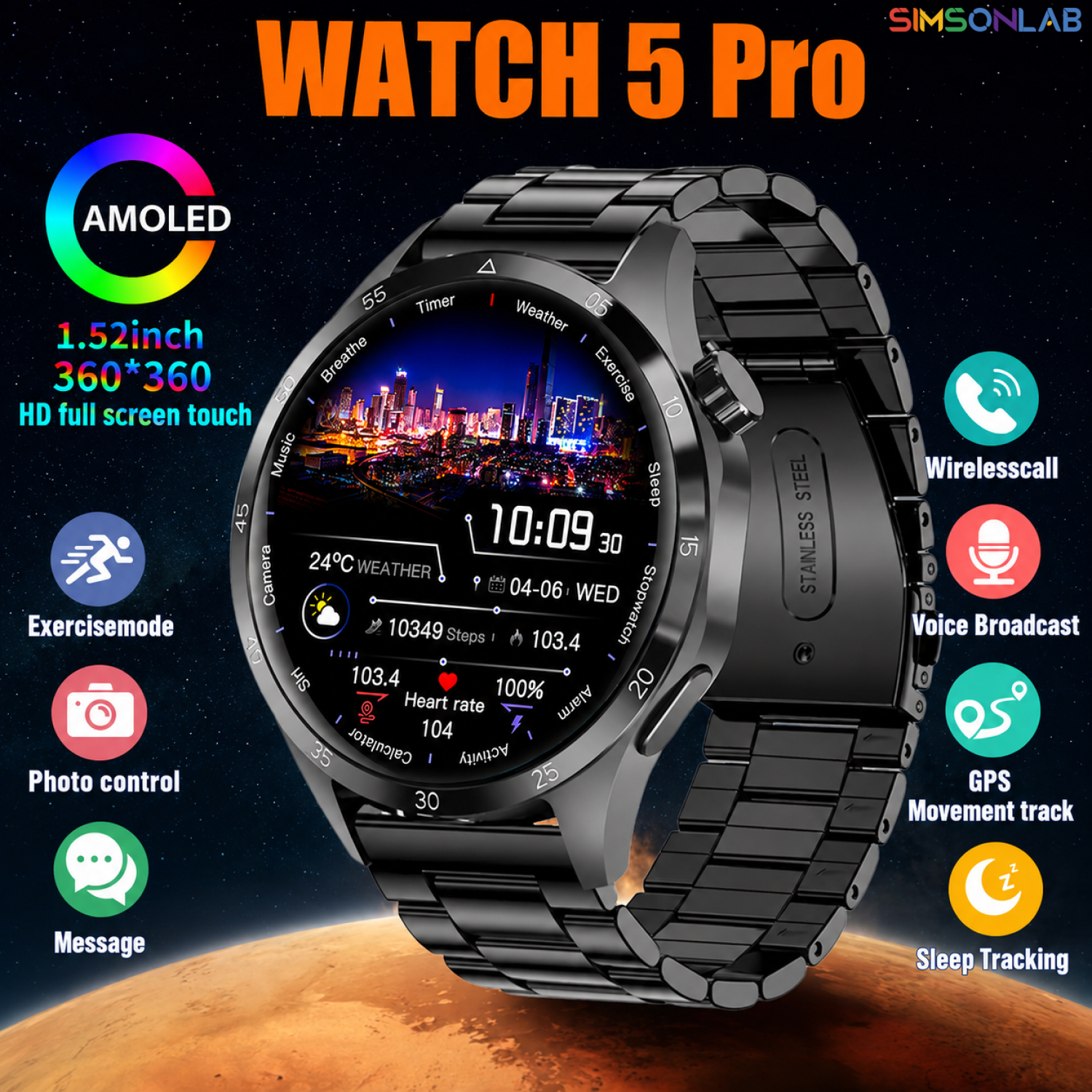2026 Watch 5 Pro GPS Track Com - Health Wellness Trends 2026 recensie en prijs