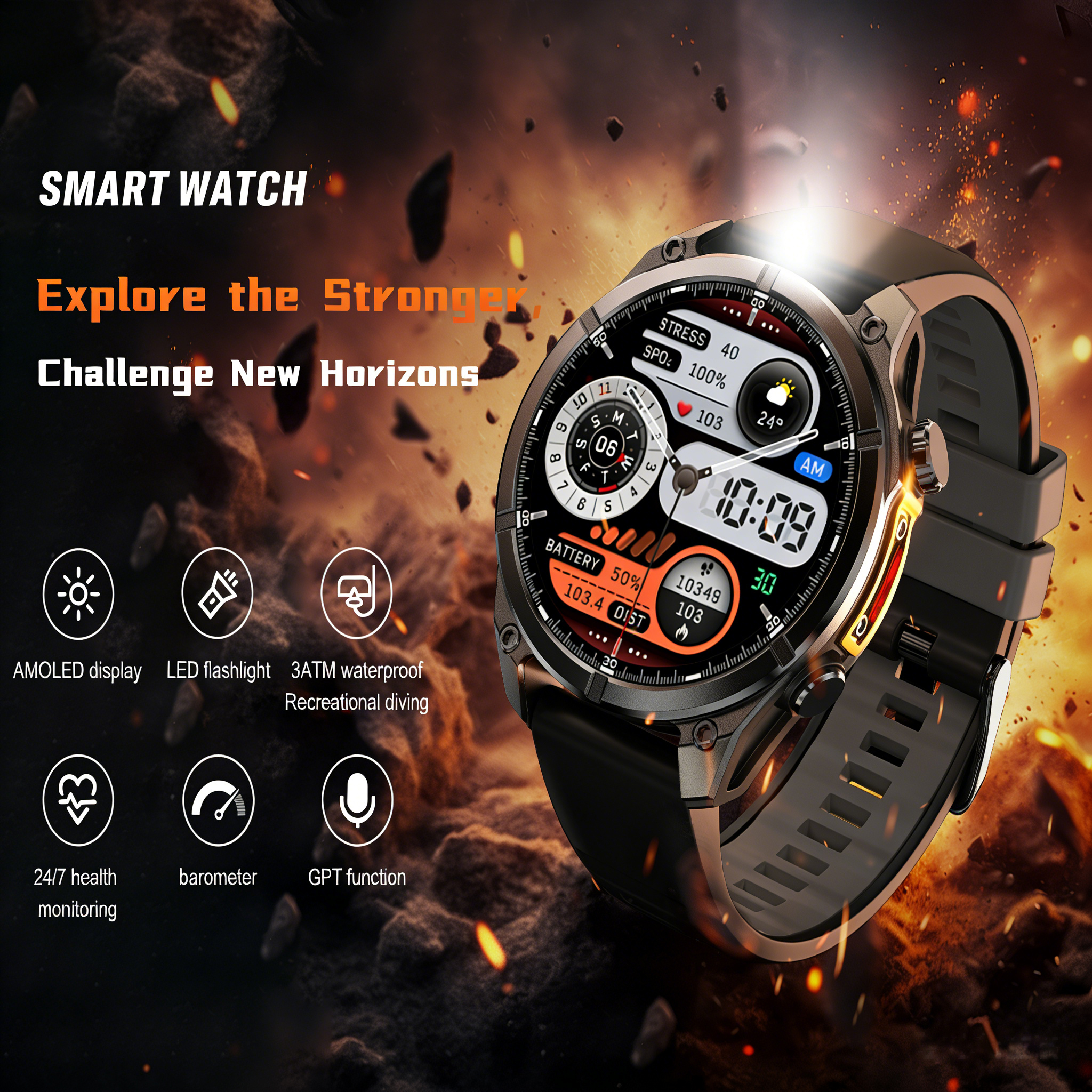 2026 HD300 Smart Watch AMOLED  - Health Wellness Trends 2026 recensie en prijs