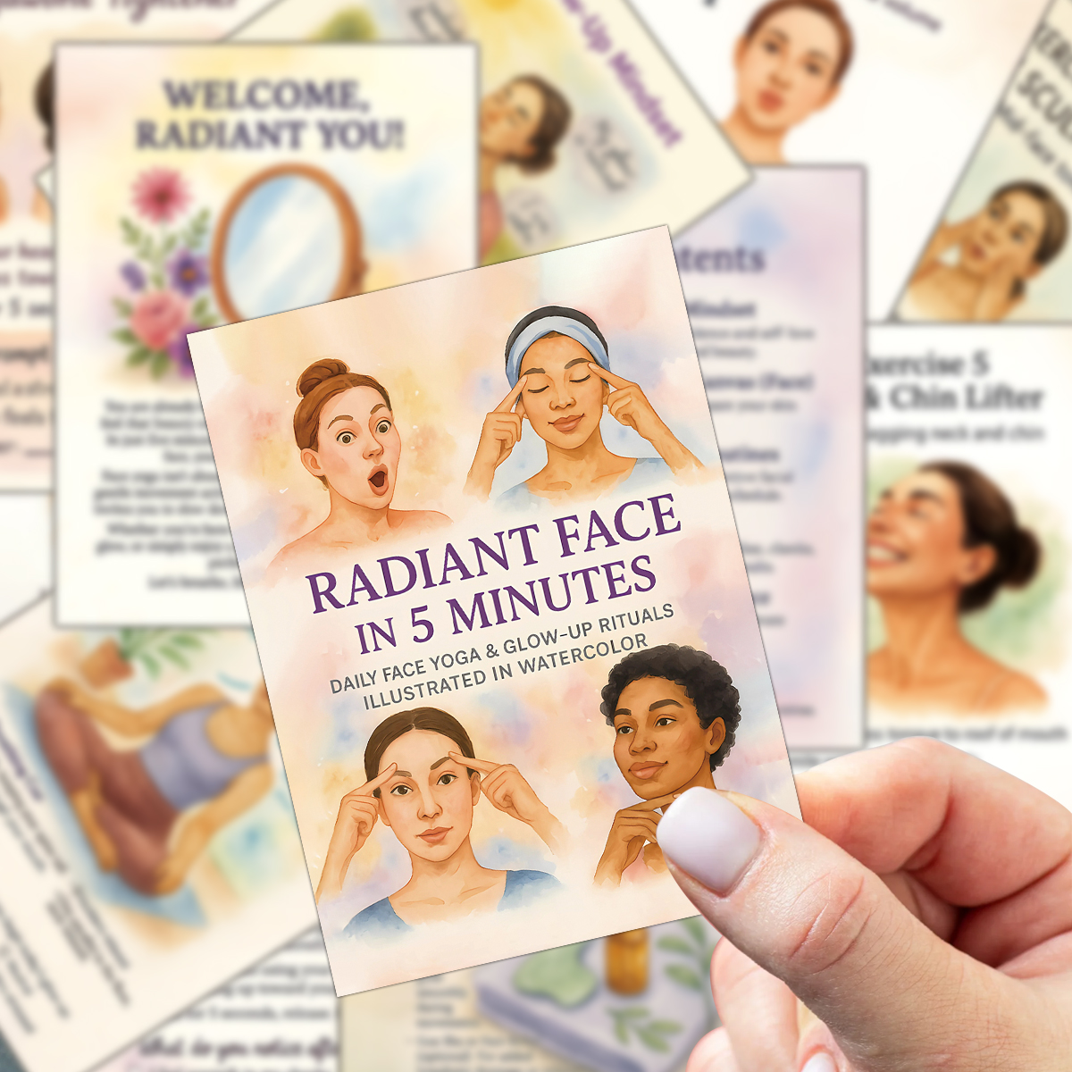 24pcs Radiant Face Yoga Cards, - Health Wellness Office recensie en prijs