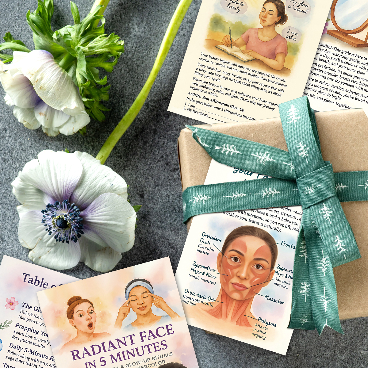24pcs Radiant Face Yoga Cards, - Health Wellness Office recensie en prijs