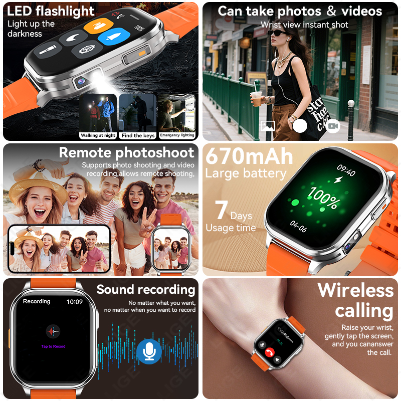 LIGE 2026 Camera Smart Watch M - Health Wellness Trends 2026 recensie en prijs