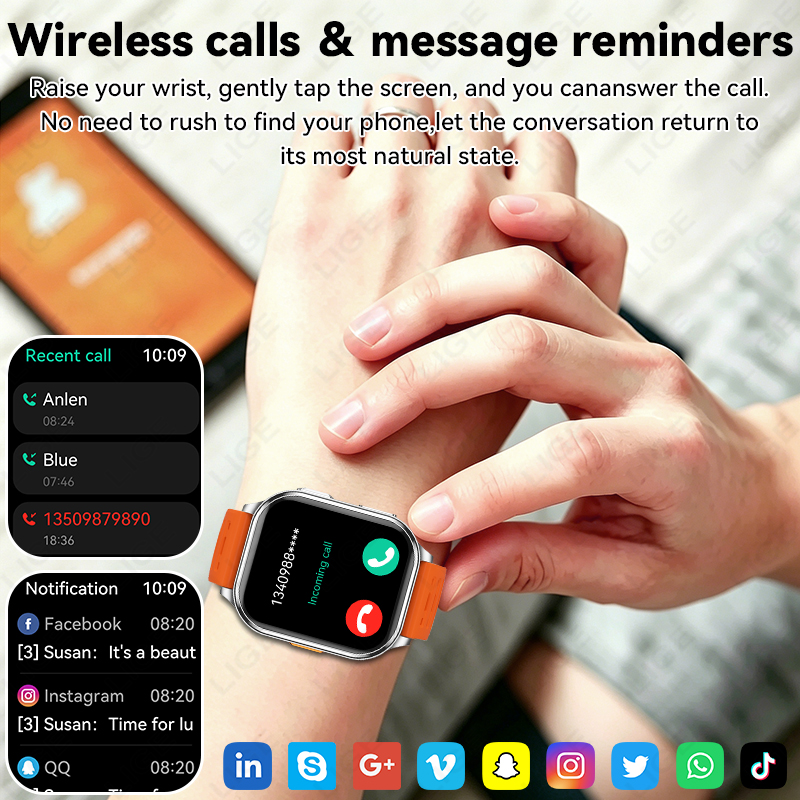 LIGE 2026 Camera Smart Watch M - Health Wellness Trends 2026 recensie en prijs