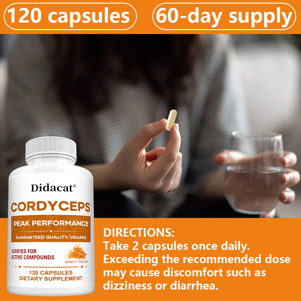 Cordyceps Mushroom Capsules 10 - Health With Wellness recensie en prijs
